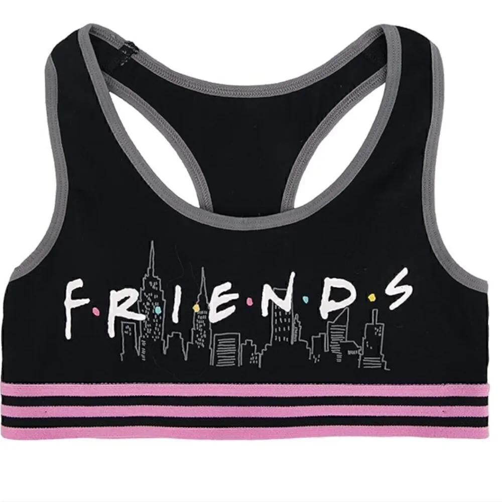 Warner Bros, Friends sports bra with padding, nwt, size 10